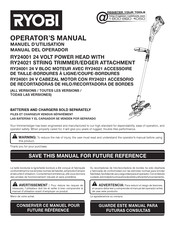 Ryobi RY24021 Manuel D'utilisation