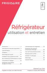 Frigidaire PRMC2285AF Utilisation Et Entretien