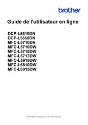 Brother MFC-L5710DW Guide De L'utilisateur