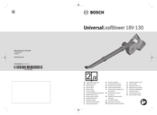 Bosch UniversalLeafBlower 18V-130 Notice Originale