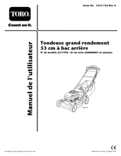 Toro 22179TE Manuel De L'utilisateur