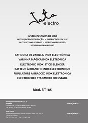 Jata electro BT185 Instructions D'usage