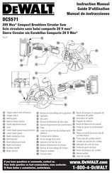 Dewalt DCS571 Guide D'utilisation