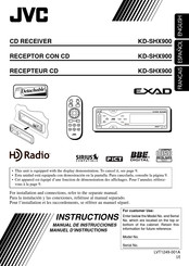 JVC KD-SHX900 Manuel D'instructions