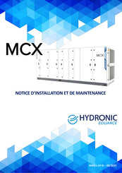 Hydronic EOLIANCE MCX Serie Notice D'installation Et De Maintenance