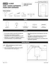 Uline TORK H-5808 Mode D'emploi