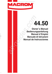 Macrom 44.50 Manuel D'emploi