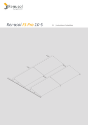 Renusol FS Pro 10-S Instructions D'installation