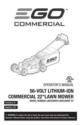 EGO Commercial LMX5300SP-FC Guide D'utilisation