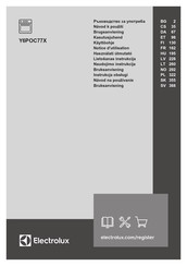 Electrolux Y6POC77X Notice D'utilisation