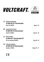 VOLTCRAFT 2399953 Mode D'emploi