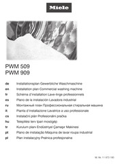 Miele PWM 509 Schéma D'installation