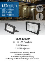 LED's light 300701 Instructions De Montage Et Utilisation
