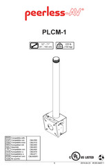 peerless-AV PLCM-1 Mode D'emploi
