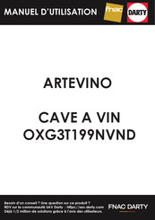 Artevino OXG3T199NVND Mode D'emploi