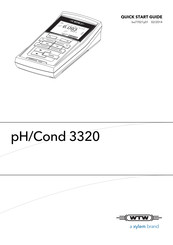 Xylem WTW pH/Cond 3320 Guide De Démarrage Rapide