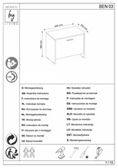 byLIVING BEN 03 Instructions De Montage