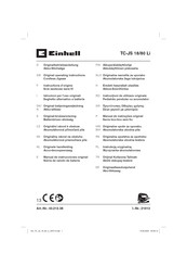 EINHELL TC-JS 18/80 Li Instructions D'origine