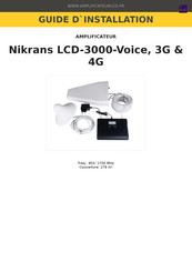 Nikrans LCD-3000-Voice 4G Guide D'installation