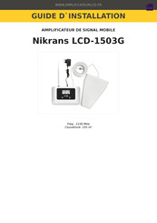 Nikrans LCD-1503G Guide D'installation