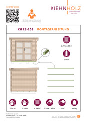 Kiehnholz KH 28 108 Instructions De Montage