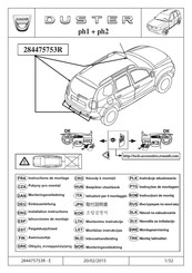 Dacia 284475753R Instructions De Montage