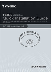 Vivotek SUPREME FE8172 Guide D'installation Rapide