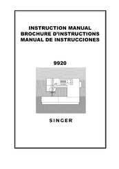 Singer 9920 Mode D'emploi