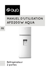 AYA AFD200W AQUA Manuel D'utilisation