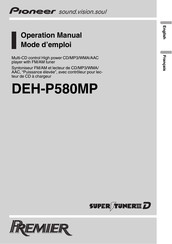 Pioneer Premier DEH-P580MP Mode D'emploi