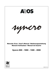 Aros Syncro 2000 Manuel De L'utilisateur