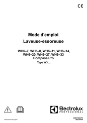 Electrolux Professional Compass Pro WH6-33 Mode D'emploi