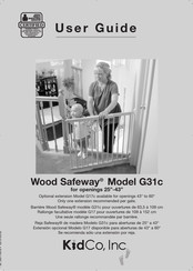 Kidco Wood Safeway G31c Mode D'emploi