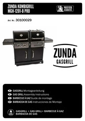 Mayer Barbecue ZUNDA MGH-1201-B PRO Guide De Montage