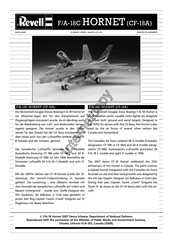 REVELL CF-18A Mode D'emploi