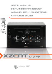 XZENT X-227 Manuel De L'utilisateur