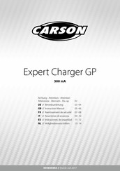 Carson Expert Charger GP Mode D'emploi