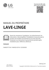 LG F4WR50 S W Serie Manuel Du Propriétaire