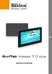 TrekStor SurfTab breeze 7.0 plus Notice D'utilisation