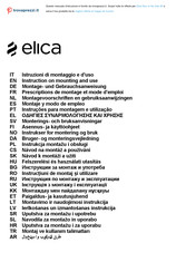 Elica Box In No Drip 90 Prescriptions De Montage Et Mode D'emploi