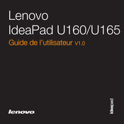 Lenovo IdeaPad U160 Guide De L'utilisateur
