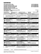 Siemens 3VT1716-2EE45-0AA0 Instructions De Service