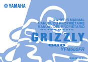 Yamaha ULTRAMATIC GRIZZLY 660 2001 Manuel Du Propriétaire