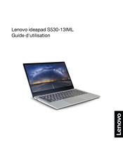 Lenovo ideapad S530-13IML Guide D'utilisation