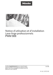 Miele PWM 909 Notice D'utilisation Et D'installation