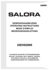 Salora 32EHS2000 Mode D'emploi