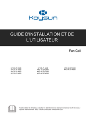 Kaysun KFC-S-2T-300D Guide D'installation Et De L'utilisateur