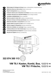 Westfalia Automotive 322 074 300 113 Notice De Montage Et D'utilisation