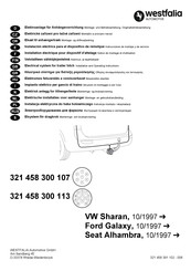 Westfalia Automotive 321 458 300 107 Notice De Montage Et D'utilisation