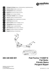 Westfalia Automotive 306 349 600 001 Notice De Montage Et D'utilisation